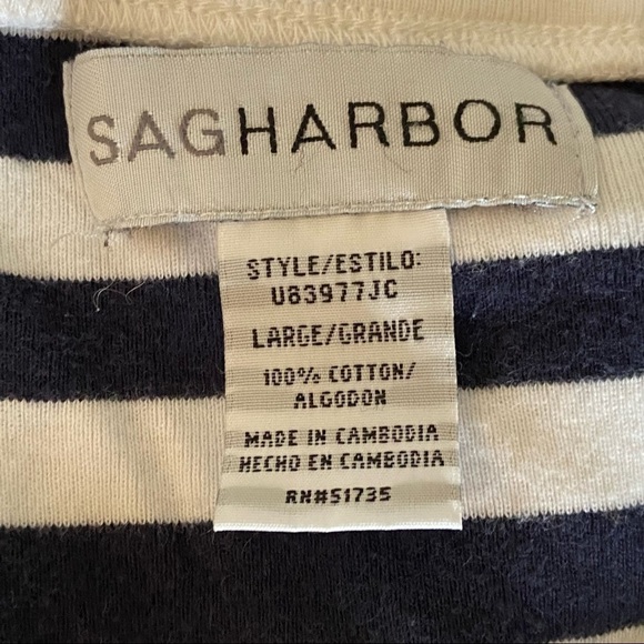 𝅺SAG Harbor scoop neck T. Nautical theme just perfect for summertime fun - Picture 3 of 3